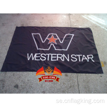 Western Star Trucks Racing flag Electric Electric Cars banner 100% polyster 90 * 150 CM flagga Western Star banner